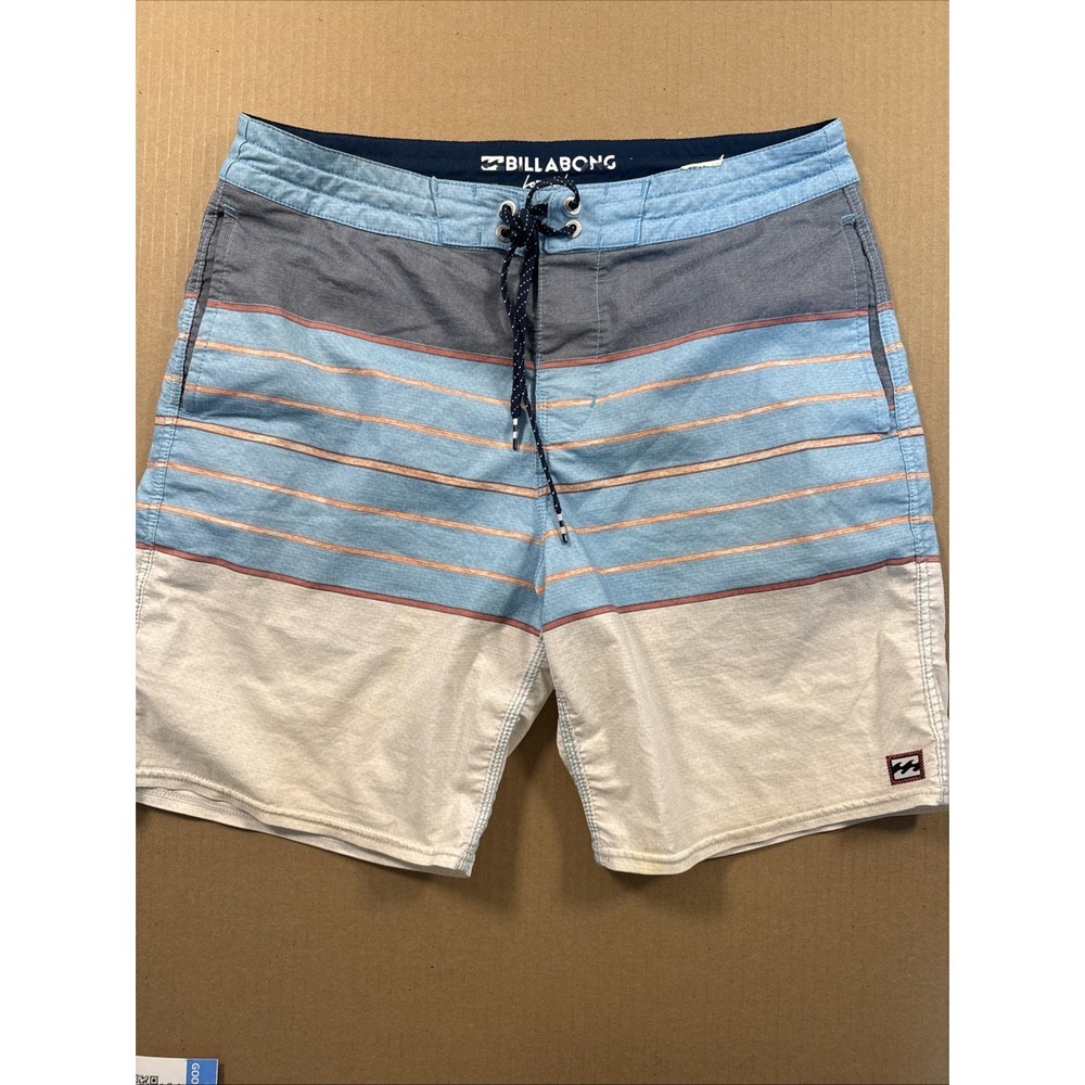Billabong Lo Tides Board Shorts 30 Blue Multicolor